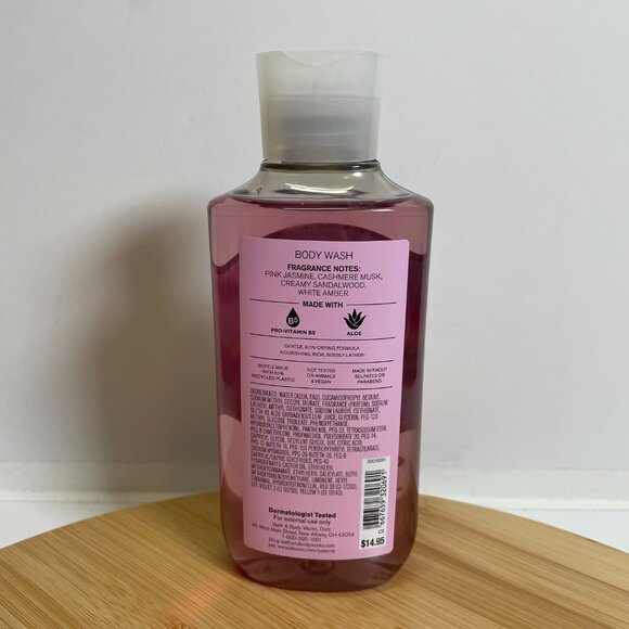 Bath & Body Works Pink Cashmere Body Wash 10 oz Pro Vitamin B5 Aloe Skin Care - Picture 3 of 5